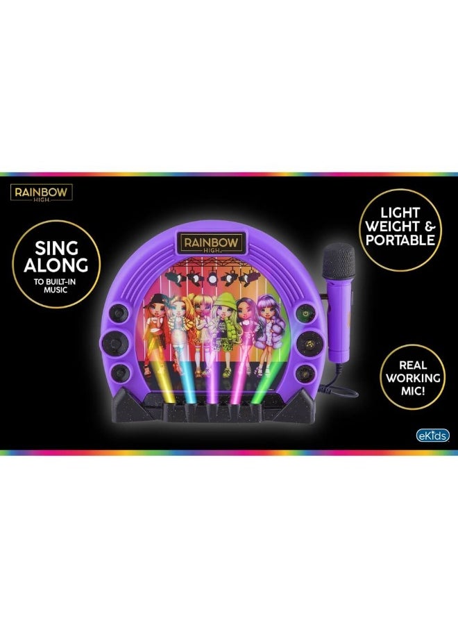 Rainbow High Sing-Along Boombox Speaker