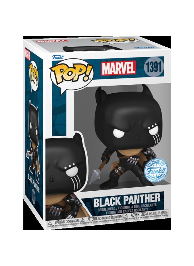 Funko Pop! Marvel Black Panther Limited Edition Exclusive Bobblehead (9.5 cm)