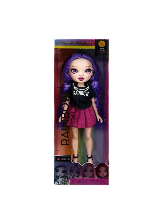 Emi Fashion Doll (28 Cm, Deep Purple)