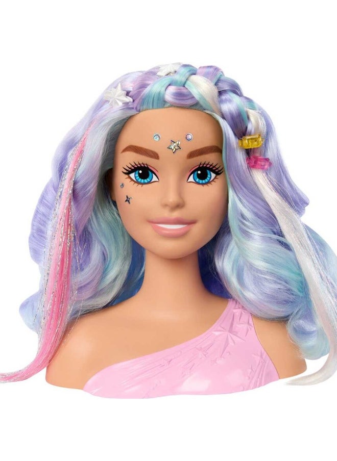 Fairytale Styling Head Doll With Pastel Hair & Accessories