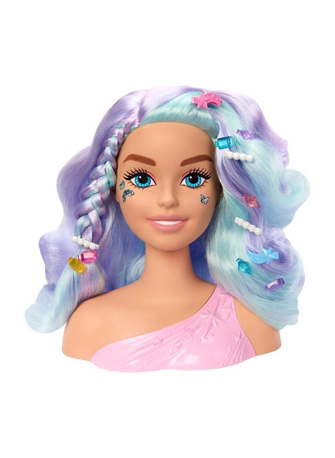 Fairytale Styling Head Doll With Pastel Hair & Accessories