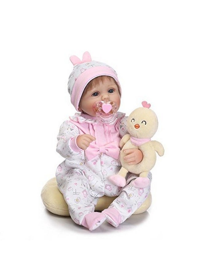 Cute Reborn Baby Dolls Clothes Girl 18 Inches Outfits Sets For 16-17-18 Inches Newborn Baby Girl Dolls