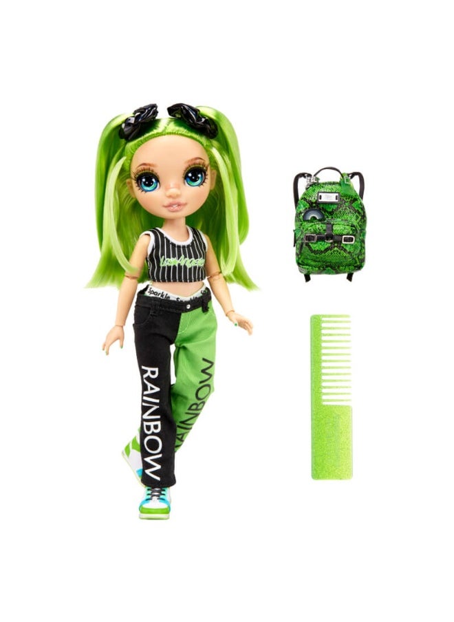 Rainbow High Junior High Jade Hunter Green Fashion Doll