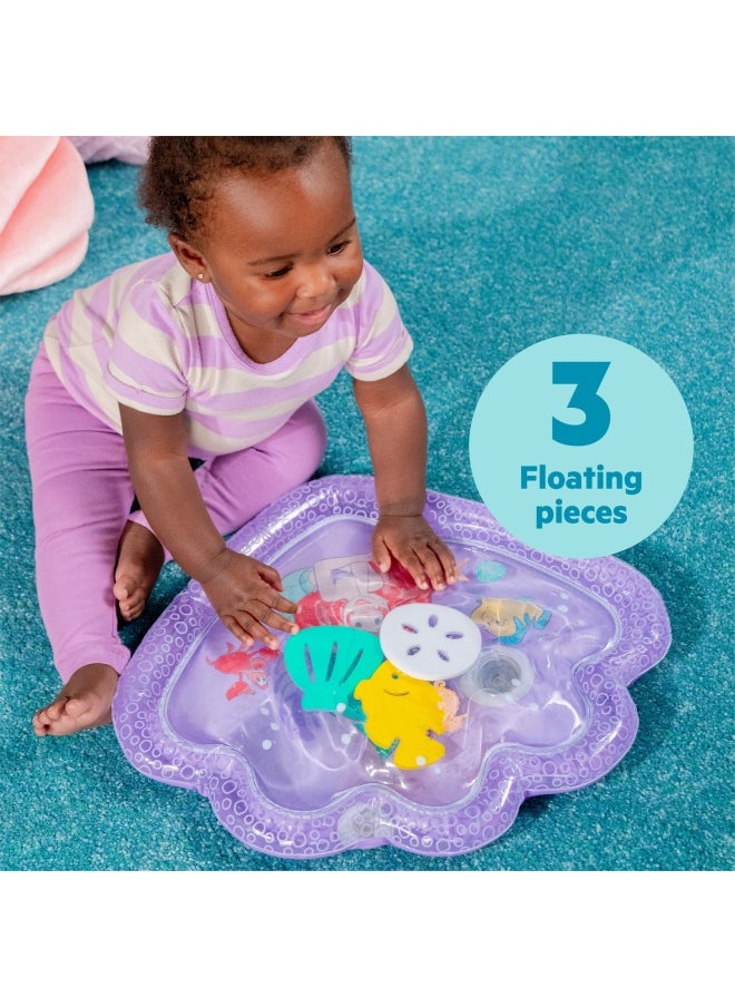 Bright Starts The Little Mermaid Sea Treasures Tummy Time Water Mat (38.1 x 45.72 cm)