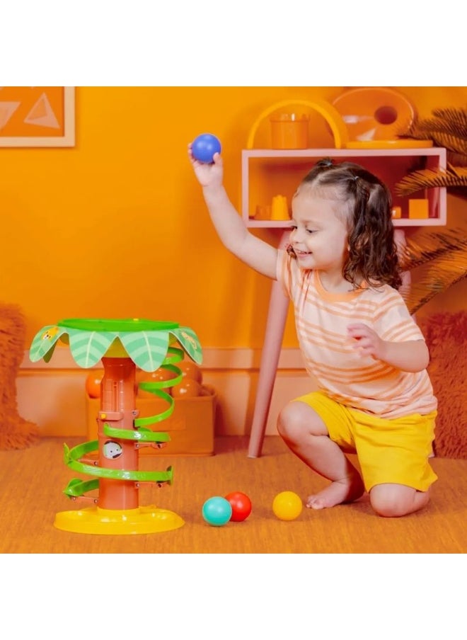 Bright Starts Tropical Twirl Ball Play Toy Set