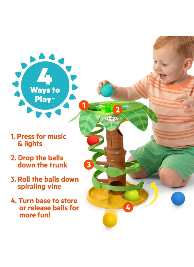 Bright Starts Tropical Twirl Ball Play Toy Set