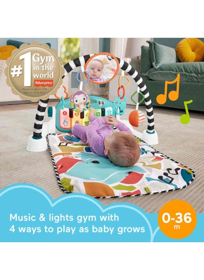 Fisher-Price Glow & Grow Kick & Play Piano Gym Baby Playmat