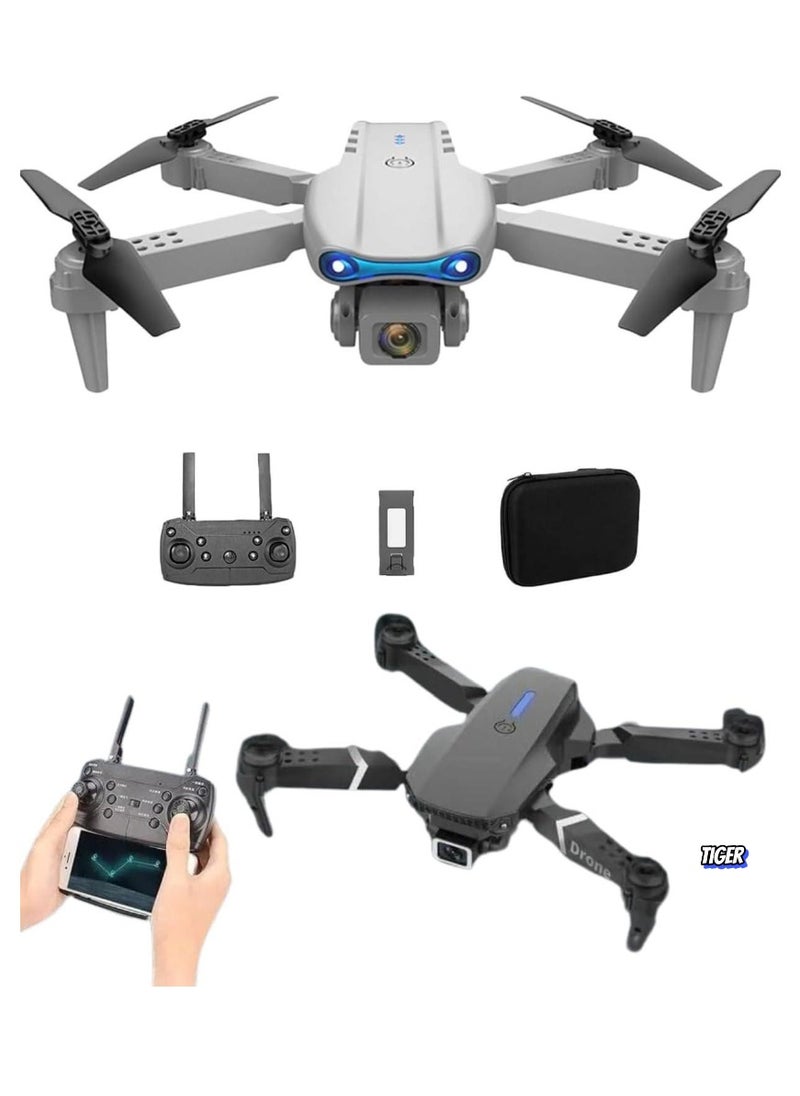 E99 PRO Drone with 4K HD Dual Camera – Foldable, Obstacle Avoidance, Height Keep, Mini Drone for Aerial Photography, HD Footage, Compact Design