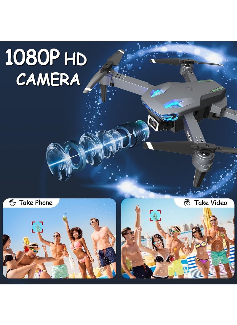 E99 PRO Drone with 4K HD Dual Camera – Foldable, Obstacle Avoidance, Height Keep, Mini Drone for Aerial Photography, HD Footage, Compact Design