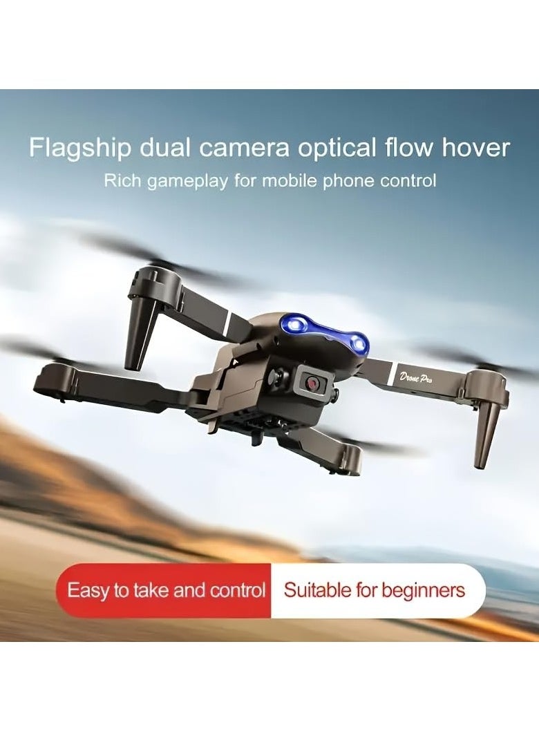 E99 Pro Professional Entry-Level Drone – Dual Camera FPV WiFi, High Altitude Hovering, Outdoor Party Overhead Shots, Beginner-Friendly, Black