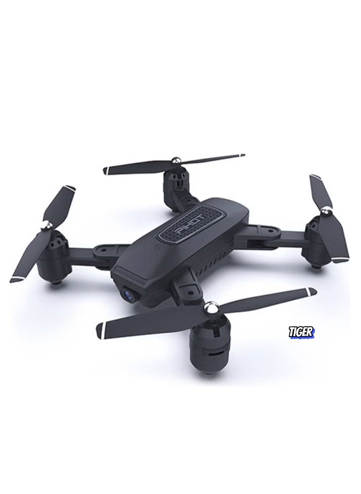 P30 1080P Drone with Front & Bottom Cameras – 15min Flight Time, 150m Control Distance, 2.4GHz Frequency, Auto Tracking Shot, Flight Path Tracking, Black