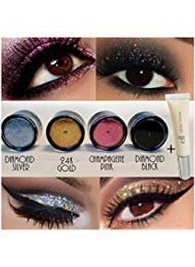 Ouse Loose Glitter Powder For Eyeshadow Body Art + E.L.F Elf Glitter Glue