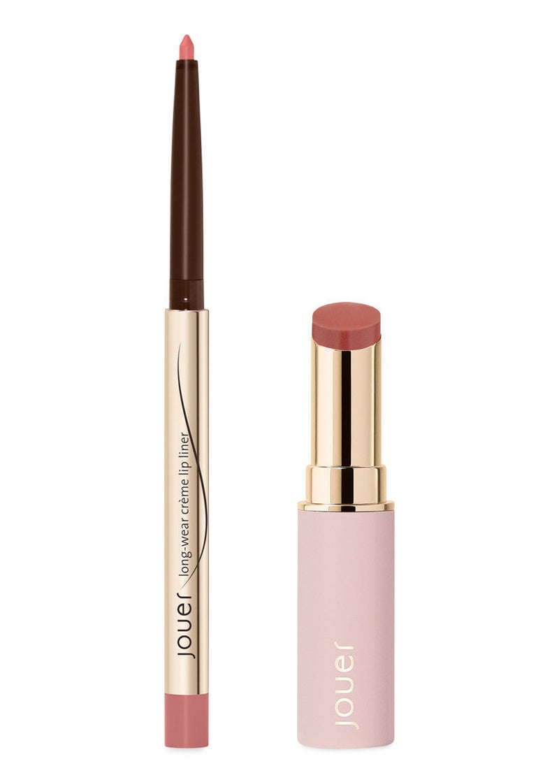 JOUER COSMETICS Bare Rose Lip Kit