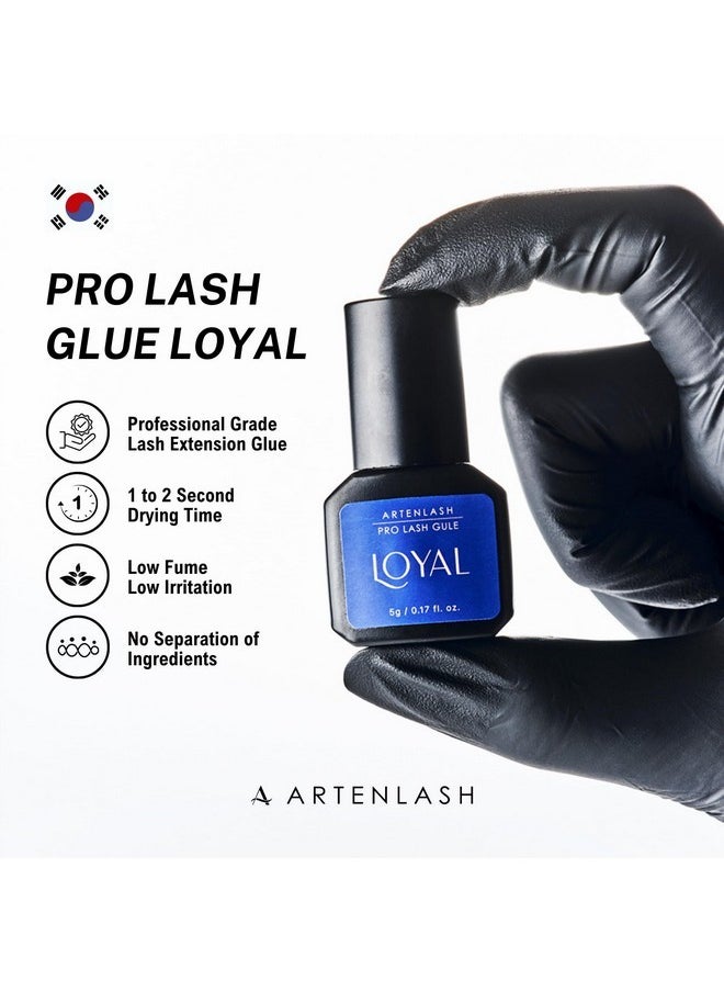 Pro Lash Glue Loyal Eyelash Extension Glue 5 Ml Long-Lasting Korean Lash Glue 1-2 Second Low Fume