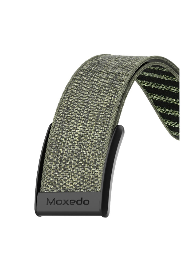 Moxedo Fit-Weave Nylon Braided Band - Cray Green