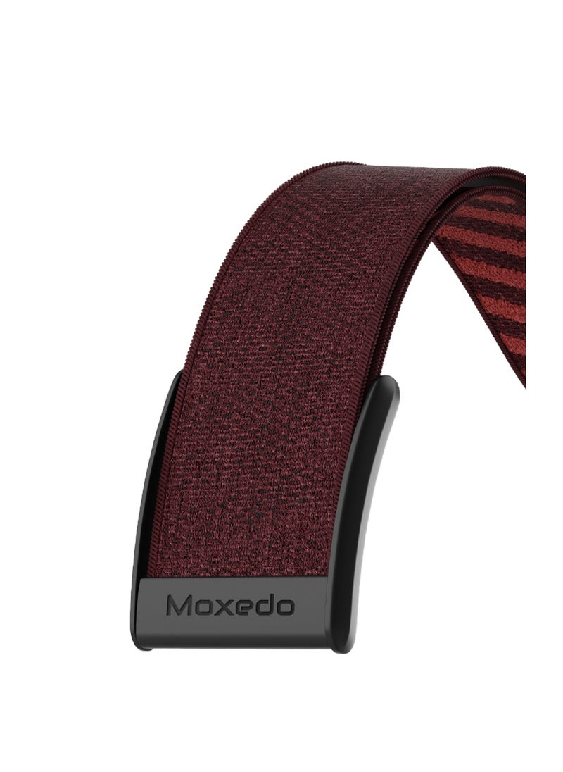 Moxedo Fit-Weave Nylon Braided Band - Pomegranate Red