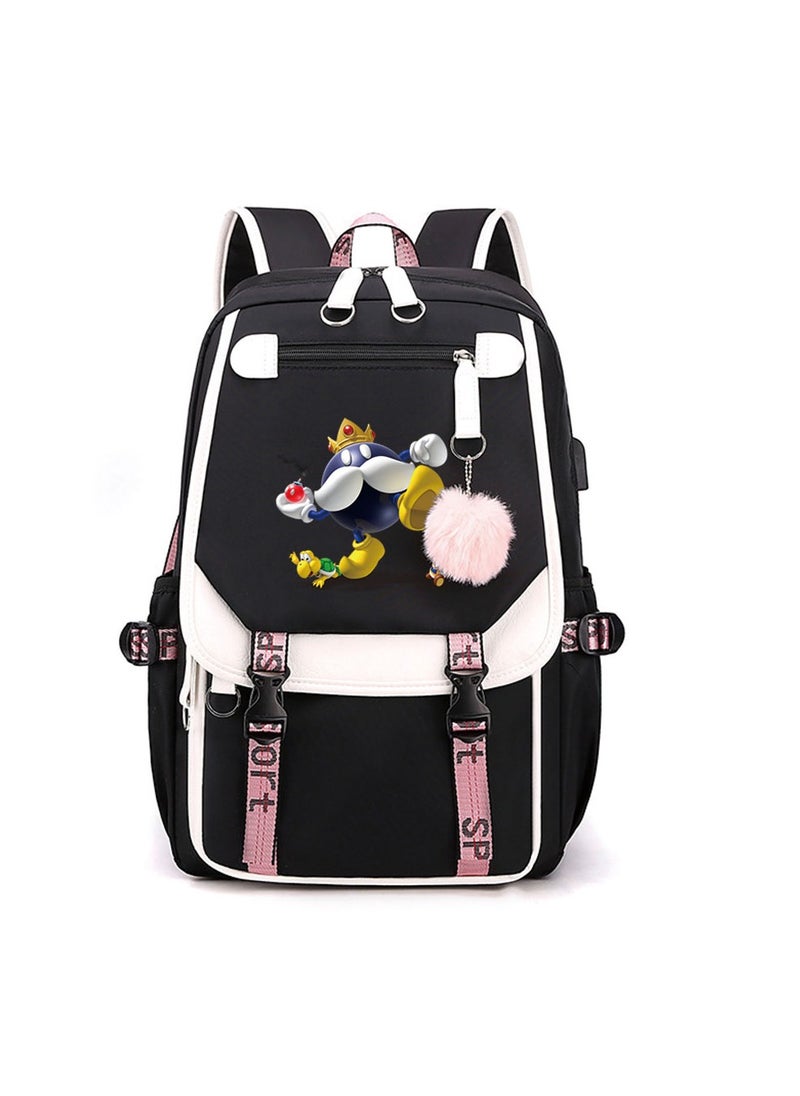 Student Advanced Schoolbag Large Capacity - Super Mario