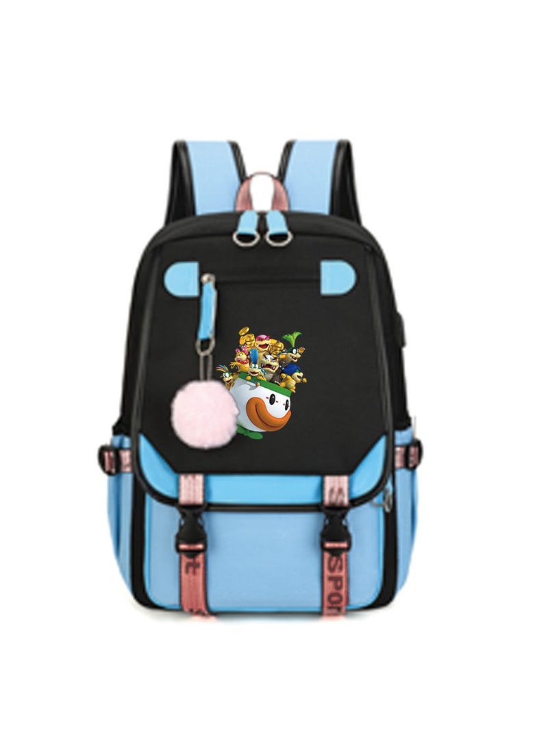 Student Advanced Schoolbag Large Capacity - Super Mario