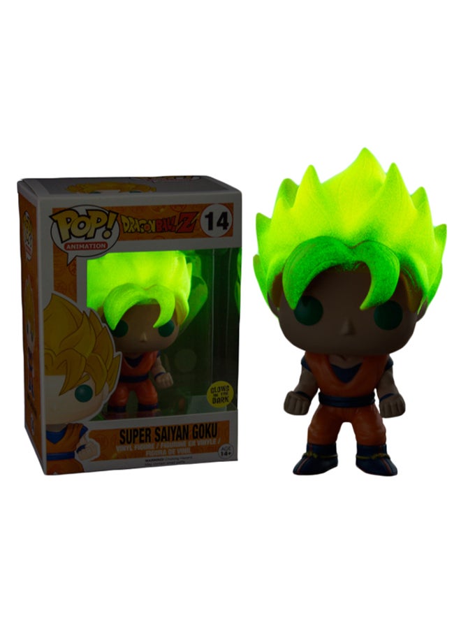 Glow In The Dark Super Saiyan Goku Action Figure 3.75inch