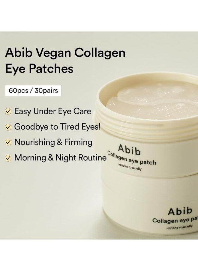 Collagen Eye Patch Jericho Rose Jelly (60 Patches), VEGAN Certified