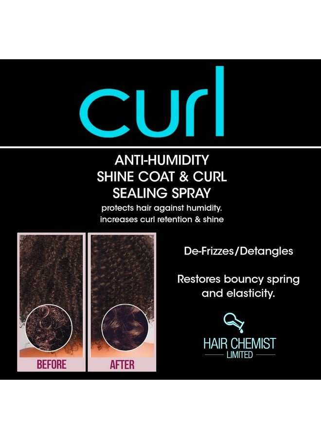 Curl Anti Humidity Shine Coat & Curl Sealing Spray 8 Oz.