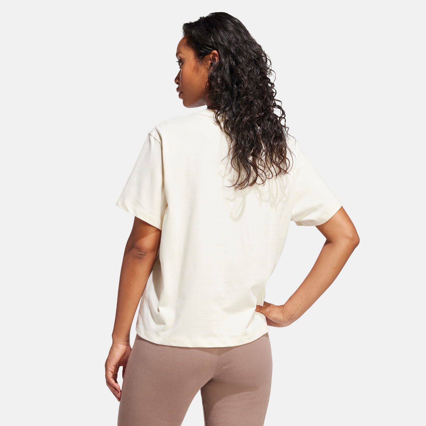 Women's Camo Crop Infilled Logo T-Shirt