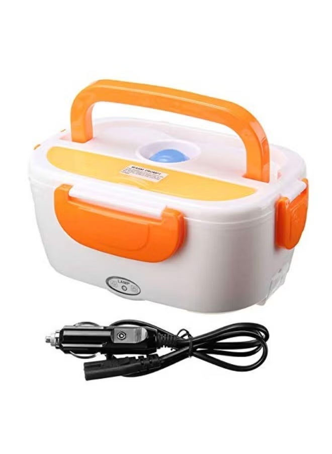 2-in-1 Electric Lunch Box – Portable Food Warmer with 12V/110V Adapter