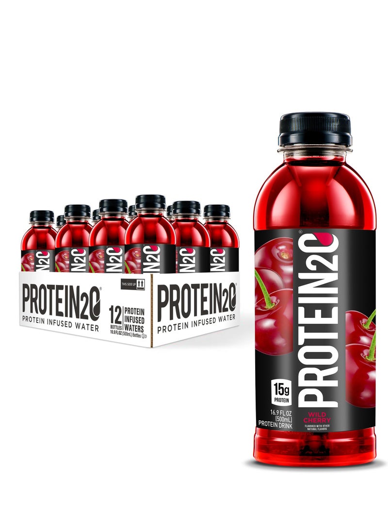 Protein20 Infused Water Wild Cherry 500ML Pack of 12