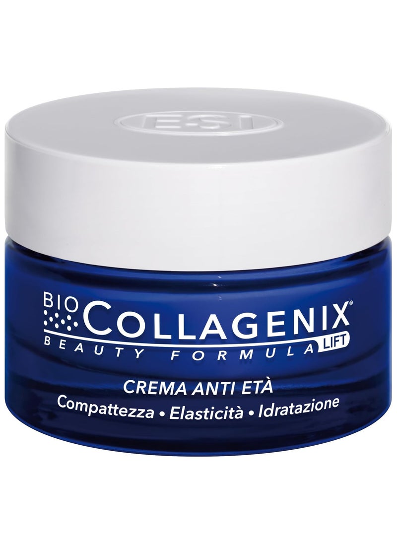 Anti-Aging Cream with Marine Collagen, Hyaluronic Acid & Vitamin C – Deep Hydration, Firming & Skin Rejuvenation, Reduces Visible Aging, Fights Wrinkles, Even Tone & Youthful Radiance