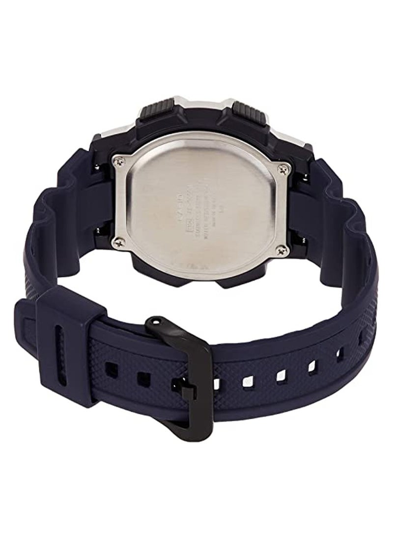 Men's Resin Digital Quartz Watch AE-1000W-2AVDF - 40 mm - Blue