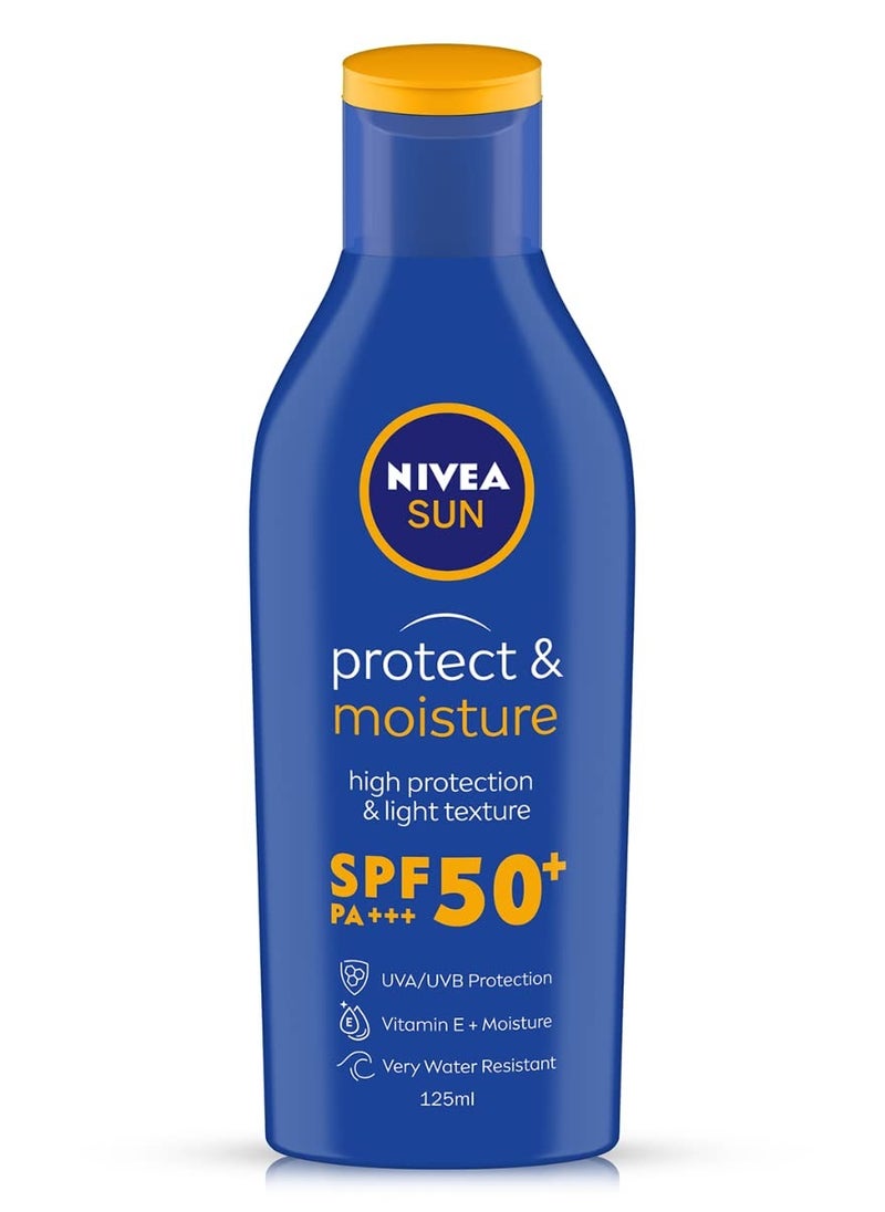 Nivea Moisturising Sun Lotion SPF-50, 125ml