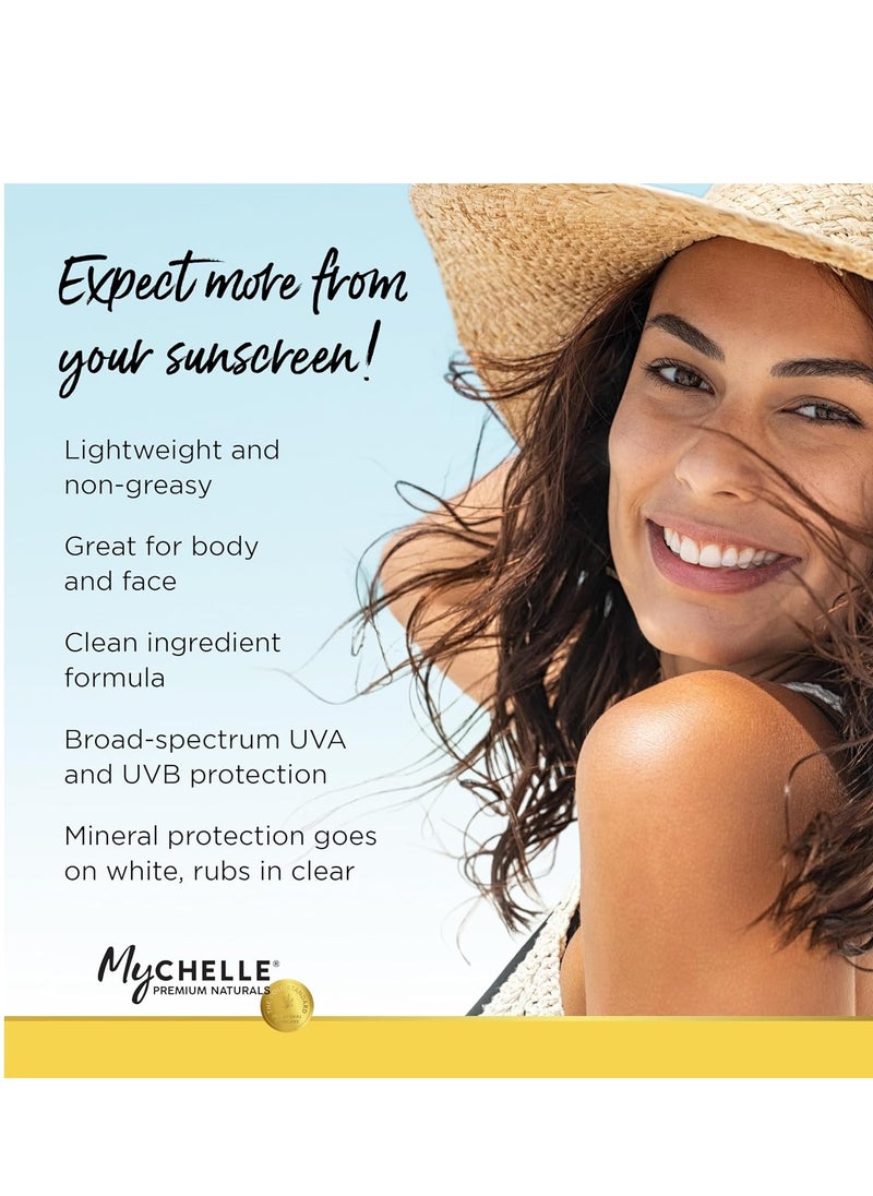 Mychelle Dermaceuticals Sun Shield Stick Spf 50 Non-Tinted - Natural Liquid Zinc Sunscreen Vitamin E and Jojoba - Water Resistant up to 80 Minutes - Sunscreen for Face, Reef Safe, Safe for Children