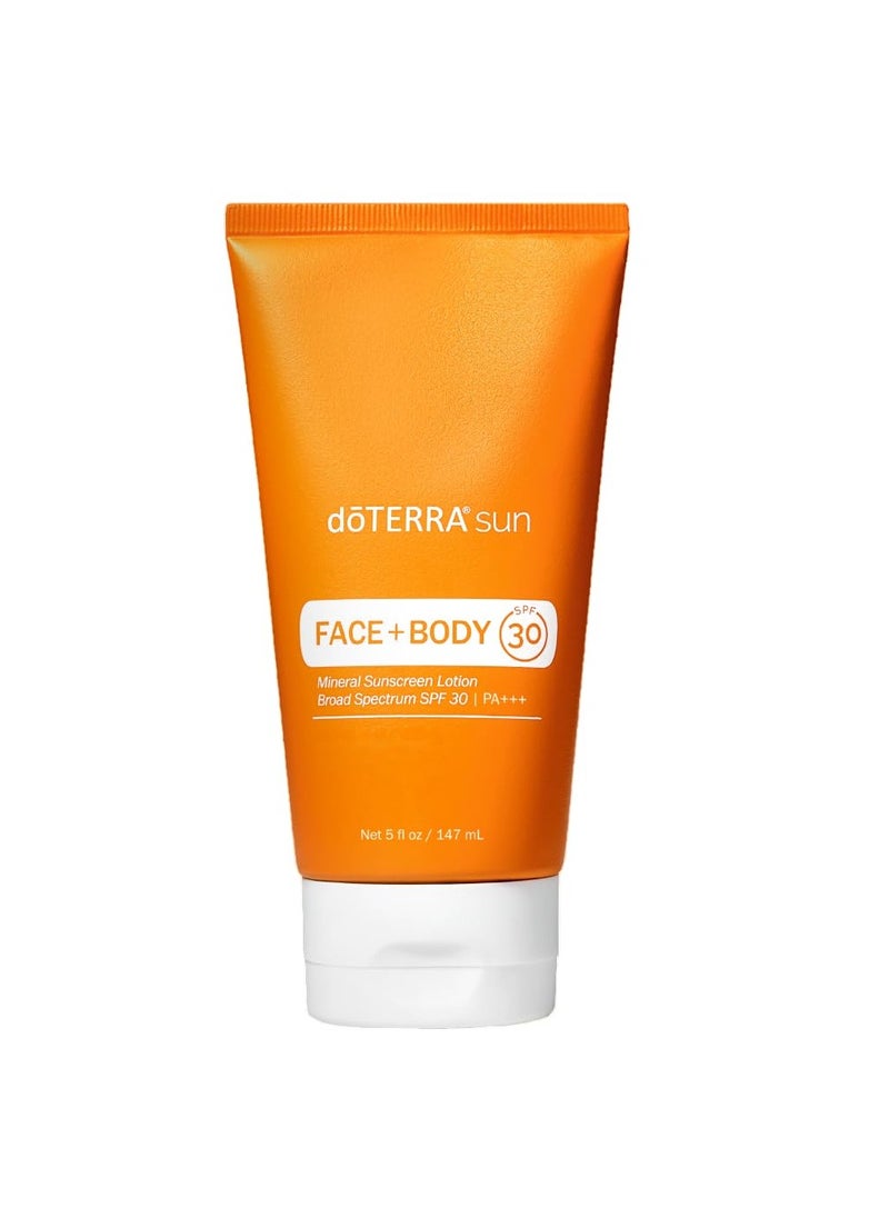 doTERRA Sun Face + Body Mineral Sunscreen Lotion, 5 Fl Oz (Pack of 1)