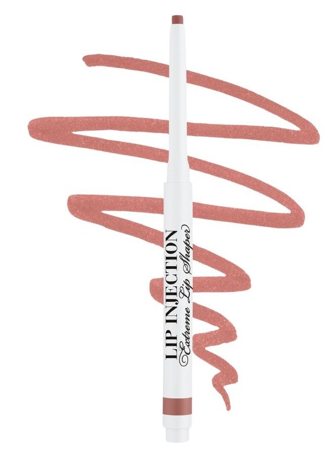 Too Faced Lip Injection Extreme Lip Shaper Plumping Lip Liner Puffy Nude - Dusty Rose Nude 0.28g