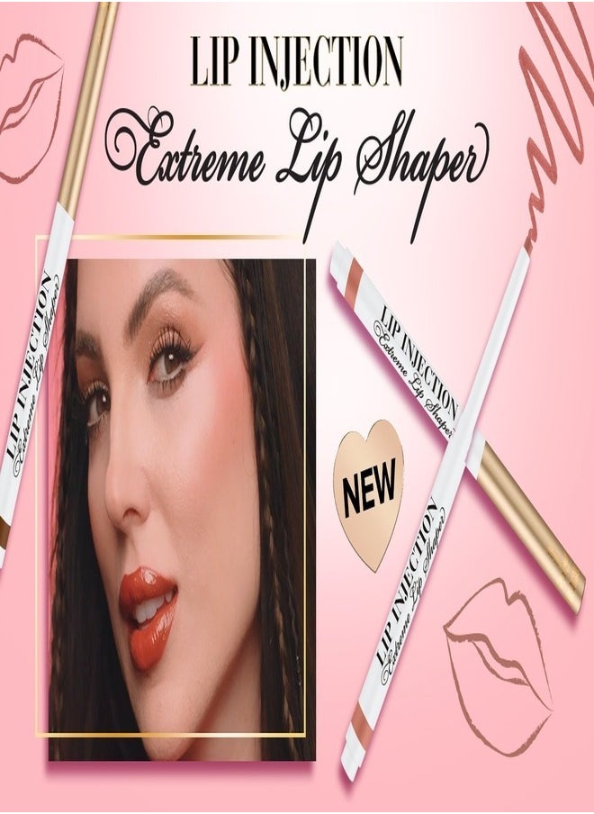 Too Faced Lip Injection Extreme Lip Shaper Plumping Lip Liner In Big Truffle - Chocolate Nude 0.28g