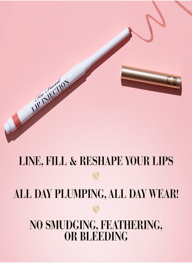 Too Faced Lip Injection Extreme Lip Shaper Plumping Lip Liner In Big Truffle - Chocolate Nude 0.28g