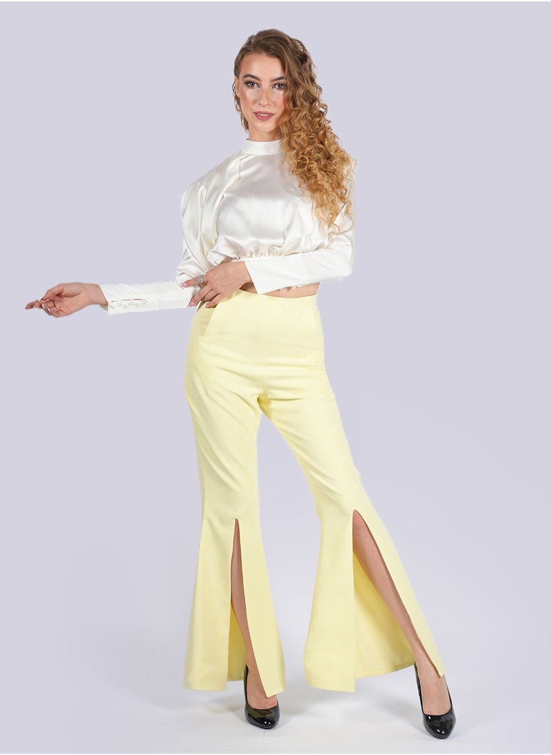 Iris - Front Split Flared Pants