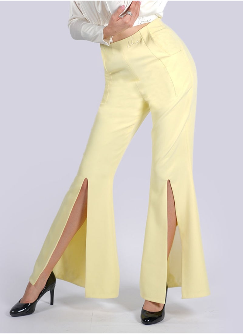 Iris - Front Split Flared Pants