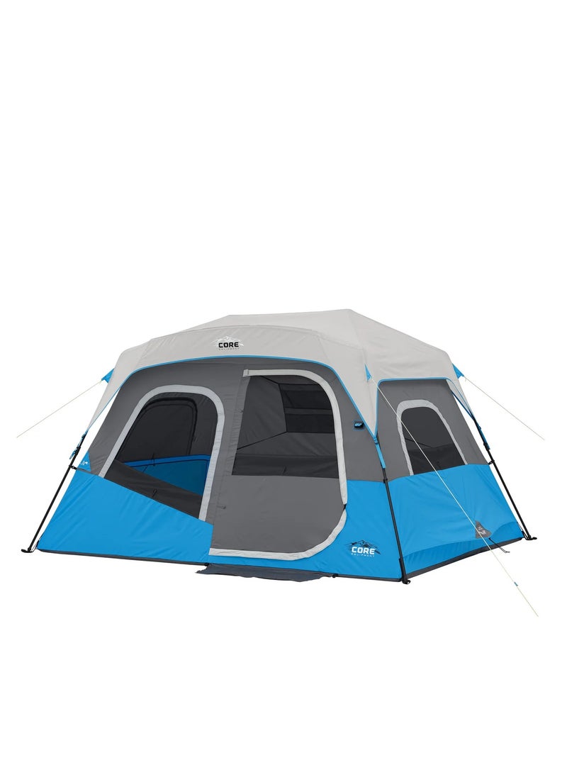 CORE 6 Person Lighted Instant Cabin Tent 11’ x 9’