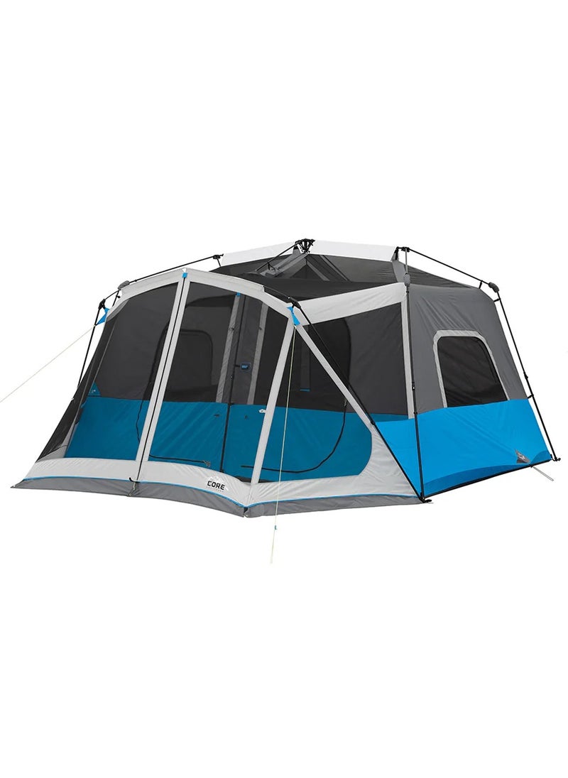 CORE 10 Person Lighted Instant Tent with Screen Room 14' x 10'