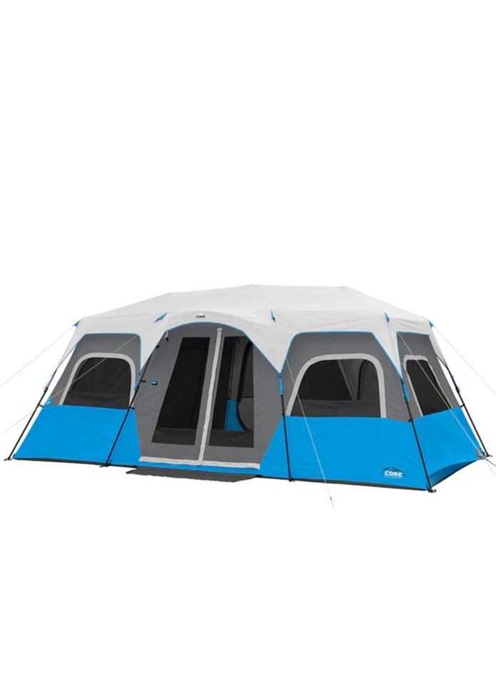 CORE 12 Person Lighted Instant Cabin Tent 18’ x 10’