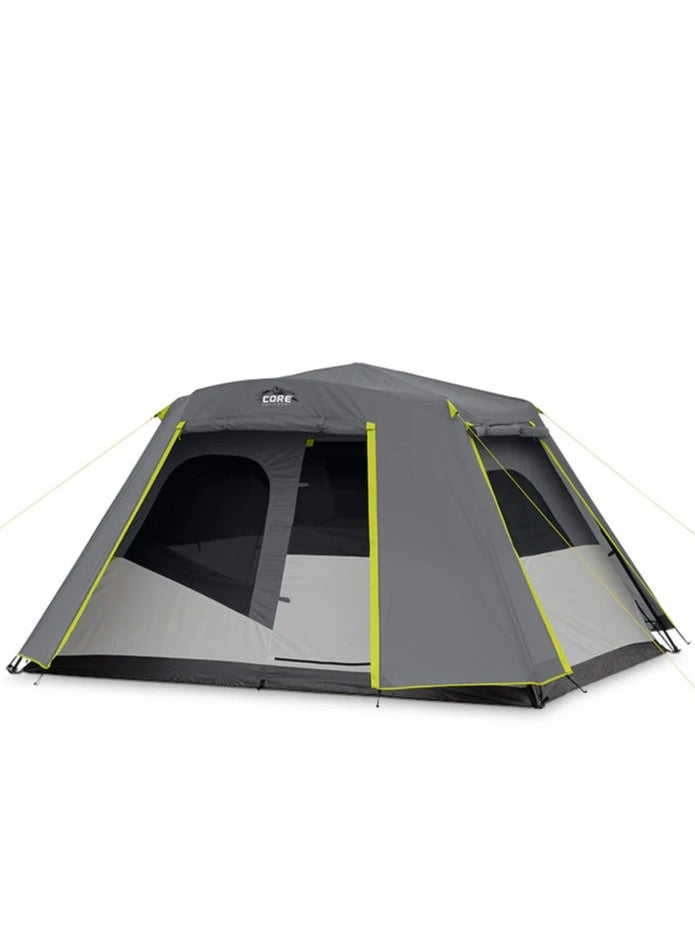 CORE 6 Person Instant Cabin Tent with Full Rainfly 11' x 9'