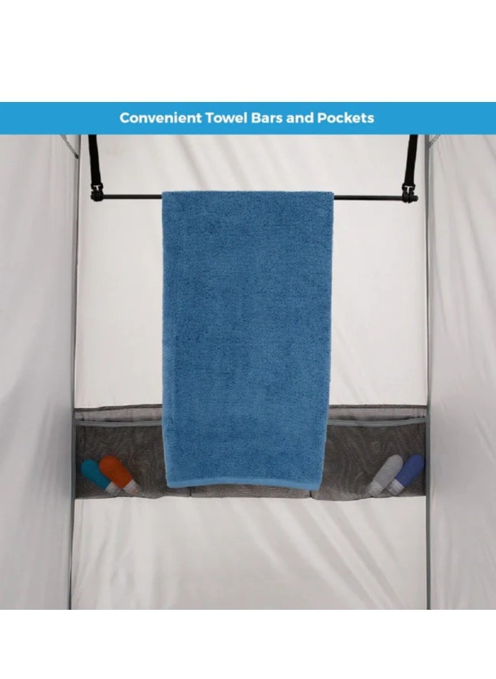 CORE 7' x 3.5' Two Room Instant Shower Tent