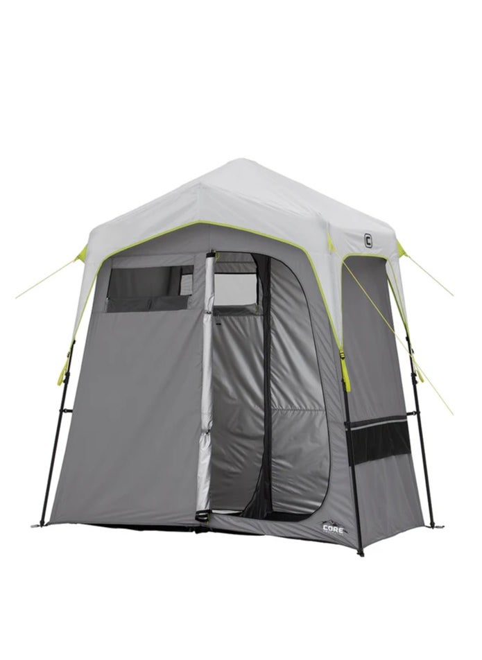 CORE 7' x 3.5' Two Room Instant Shower Tent