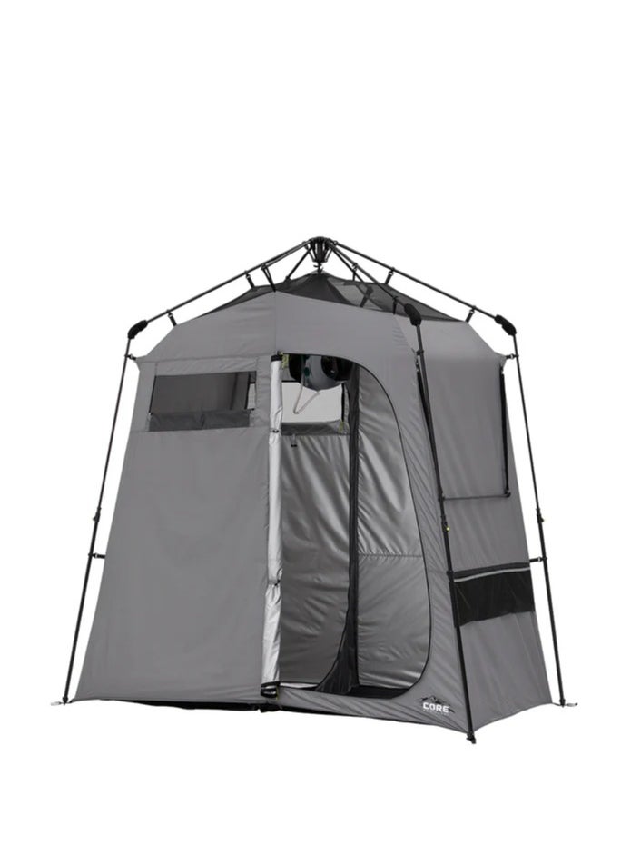 CORE 7' x 3.5' Two Room Instant Shower Tent