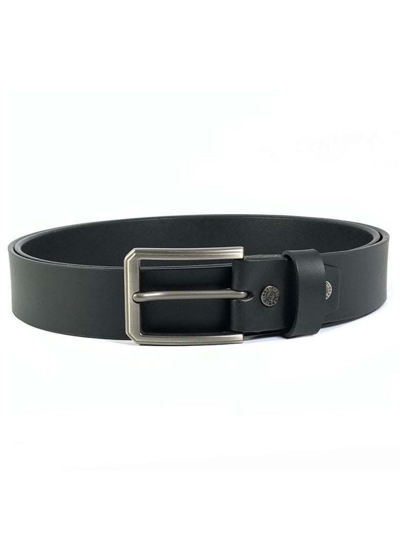 Classic Milano Genuine Leather Belt for Men – Formal & Semi-Casual Men's Belts | Stylish Party Wear Man Belt | Durable Leather Belt for Casual Outfits & Gifts