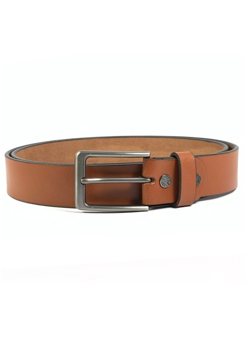 Classic Milano Genuine Leather Belt for Men – Formal & Semi-Casual Men's Belts | Stylish Party Wear Man Belt | Durable Leather Belt for Casual Outfits & Gifts