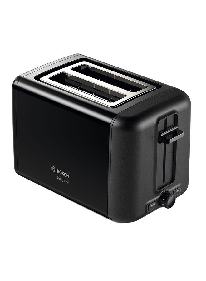 Compact Toaster With Warming Rack And Two Slices 970 W TAT3P423GB Black