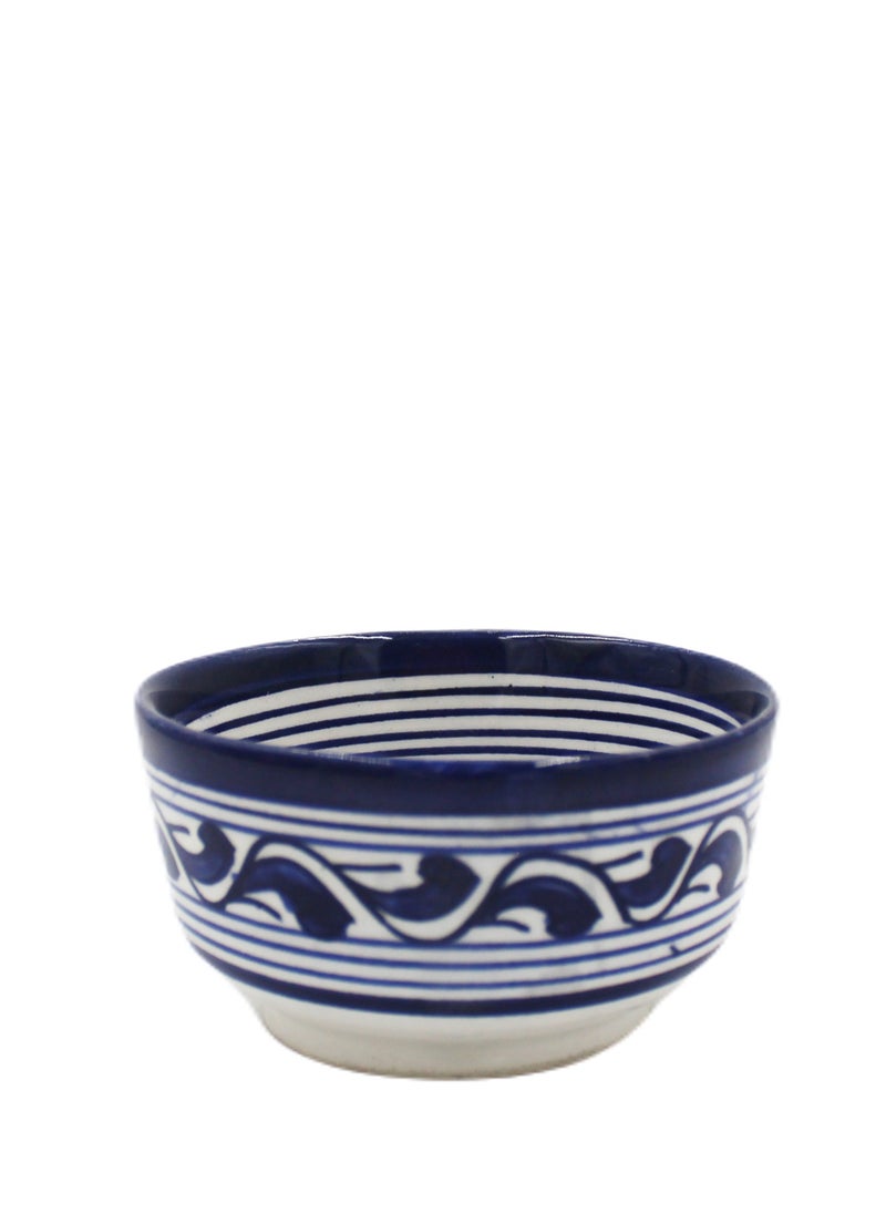 Moroccan Handmade Serving Bowl Hand Painted 10.5 X 5.5 cm