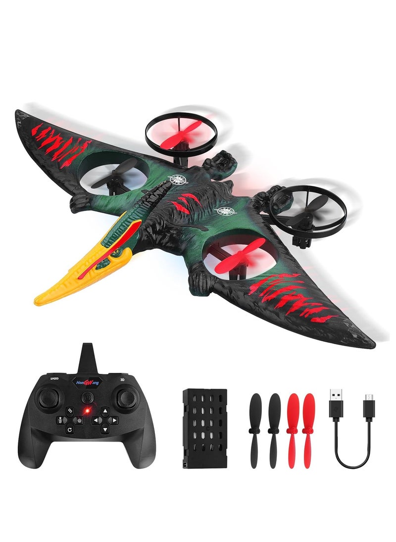 RC Aeroplane 2.4GHz Remote Controlled Quadcopter | L0713 Floating Fighter Aircraft | RTF for Beginners, Children, & Adults | USB Charging | Green Color
